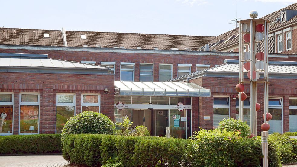 Der Haupteingang des Krankenhaus-Standorts Norden. Foto: Trägergesellschaft Kliniken Aurich-Emden-Norden mbH