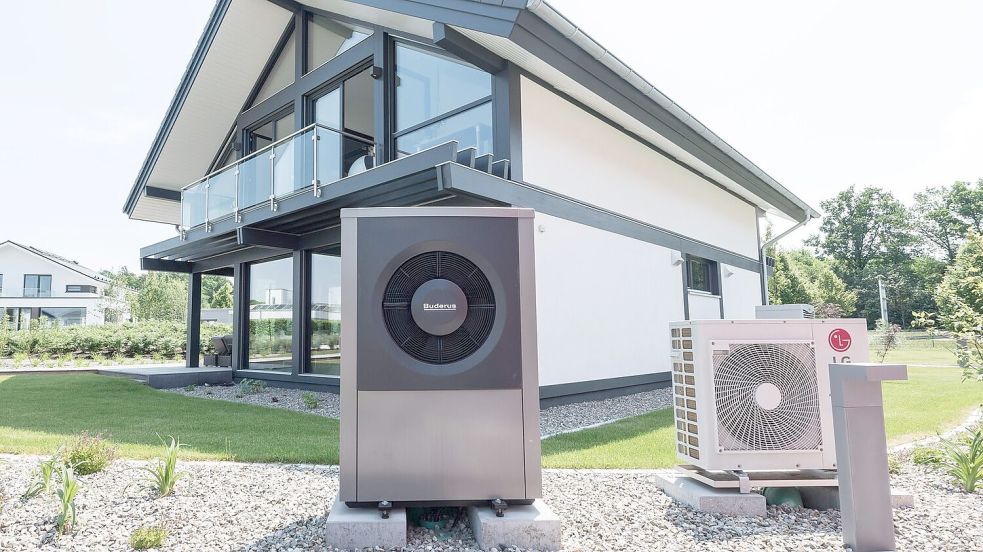 Was die Verbreitung von Wärmepumpen betrifft, ist in Deutschland noch viel Luft nach oben. Foto: dpa/Daniel Maurer