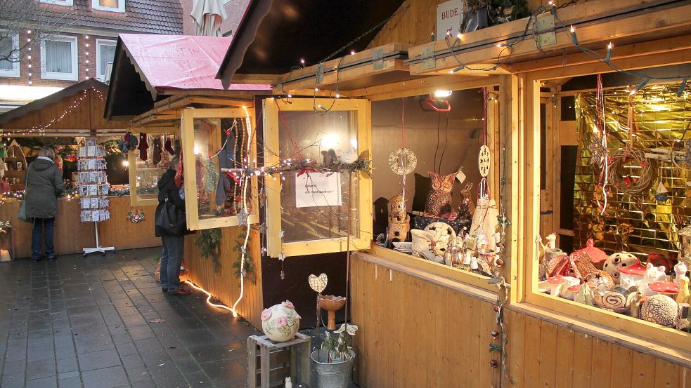 Weihnachten im Rathaus-Karree: Der kleine Markt in der Brückstraße hat sich vom Geheimtipp zum beliebten Event entwickelt. Foto: Werbegemeinschaft Rathaus-Karree
