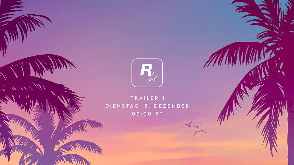 Der GTA 6-Trailer wurde eigentlich erst für Dienstagnachmittag deutscher Zeit angekündigt. Foto: Rockstar Games