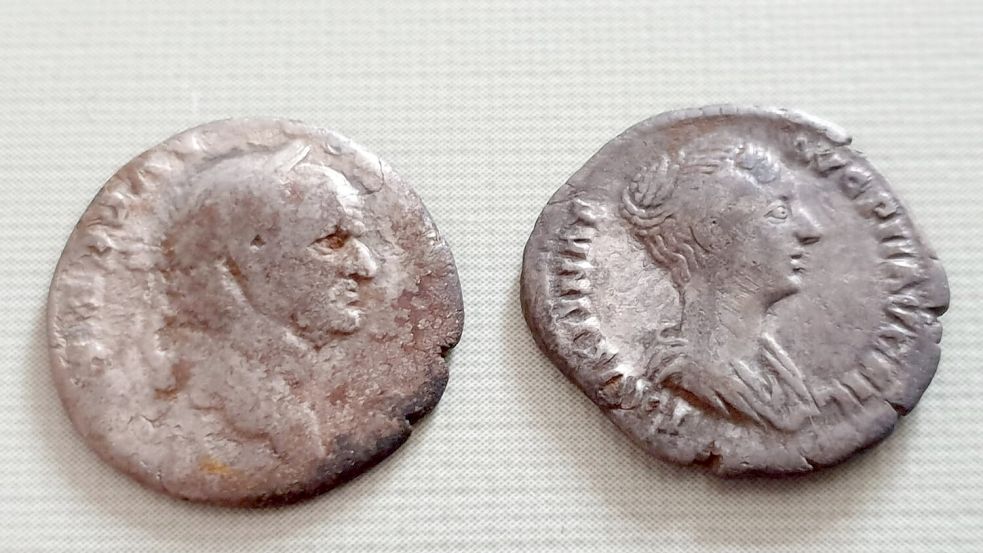 So sehen einige der römischen Münzen aus. Foto: Schlunck