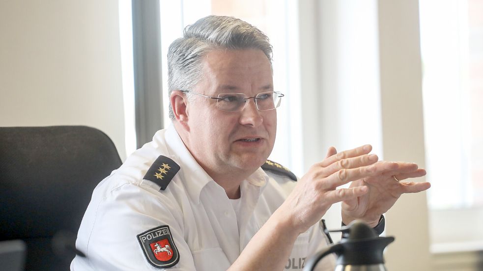 Der Auricher Polizeichef Stephan Zwerg hatte die Ermittlungsgruppe initiiert. Foto: Romuald Banik