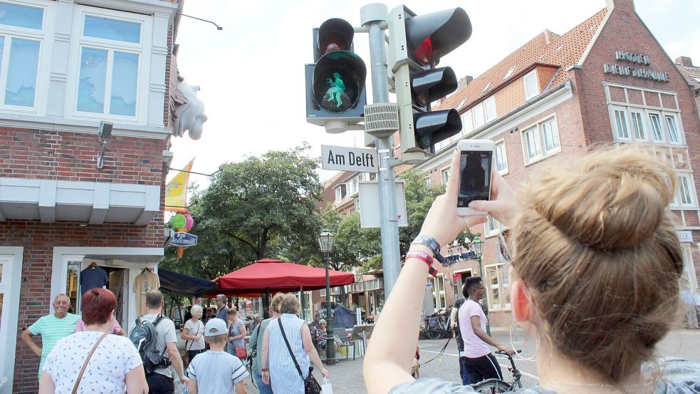 Anziehungsmagnet fürTouristen in Emden: das Otto-Huus. Foto: Ortgies/Archiv