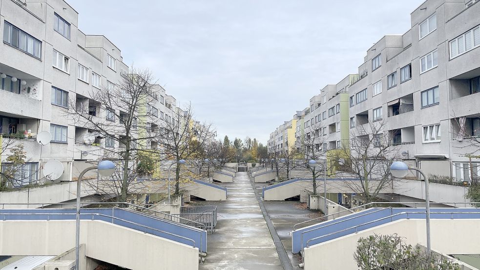 Bundesweit bekannt: die High-Deck-Siedlung in Neukölln. Foto: Leon Grupe