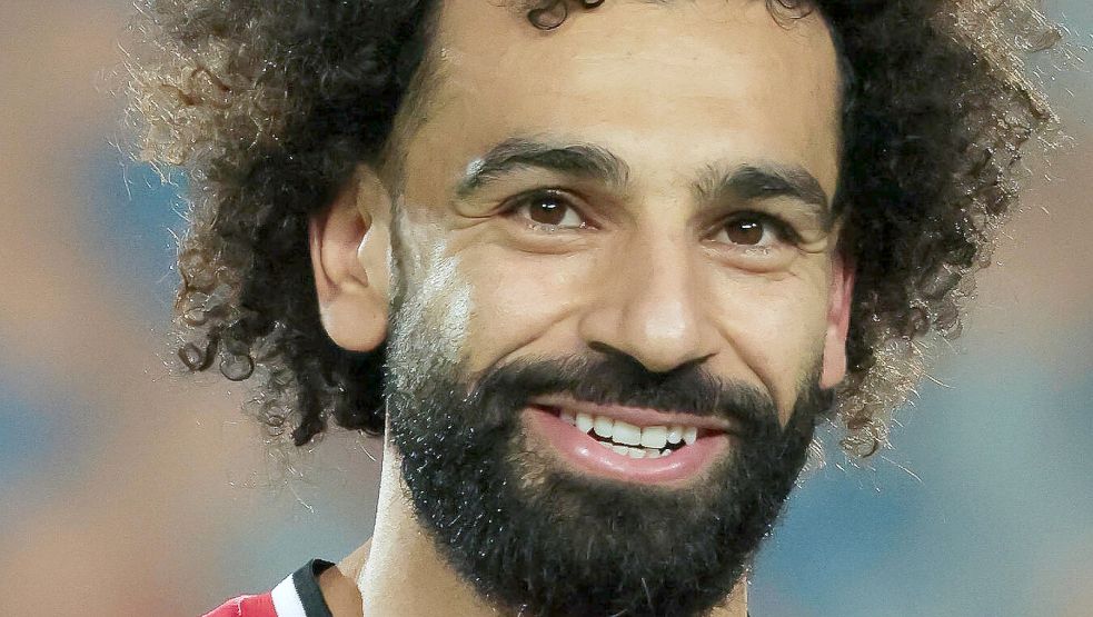 Superstar Mo Sallah ist Kapitän der ägyptischen Nationalmannschaft. Foto: Imago