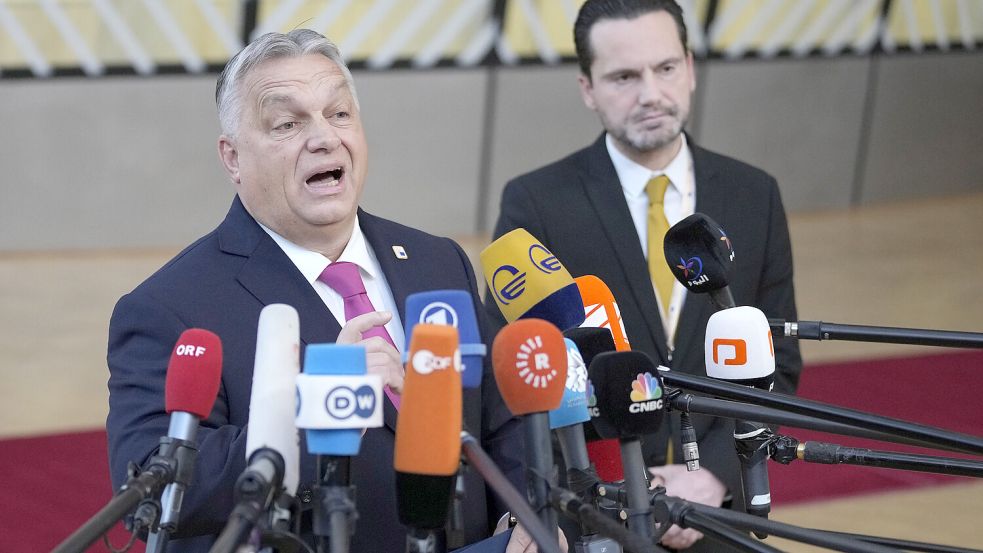 Der ungarische Präsident Viktor Orban bekommt von der EU die einst eingefrorenen Gelder zugesprochen. Ändert das seine Meinung gegenüber dem Beitritt der Ukraine? Foto: dpa/Virginia Mayo