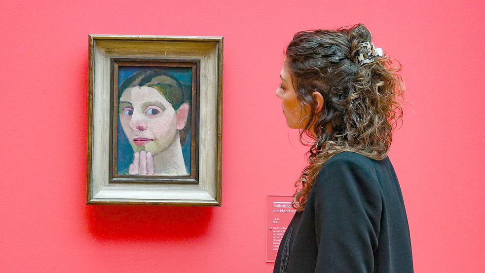 Eine Frau entdeckt sich selbst ganz neu: Selbstbildnis von Paula-Modersohn-Becker im Landesmuseum Hannover. Foto: IMAGO/localpic