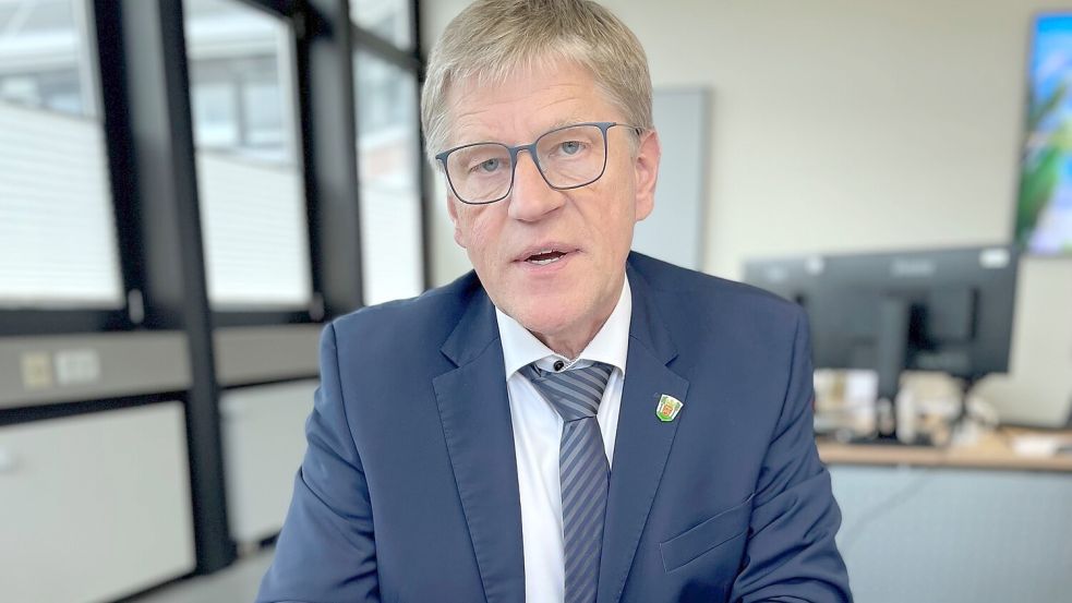 Horst Feddermann ist seit 2019 Bürgermeister von Aurich. Foto: Boschbach
