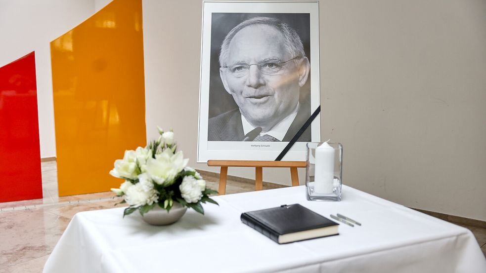 Wolfgang Schäuble starb am Dienstag. Foto: Jörg Carstensen/dpa