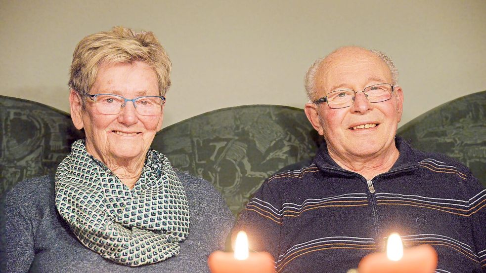 Frieda und Georg Neumann freuen sich auf ihr Fest mit der ganzen Familie. Foto: Lüppen