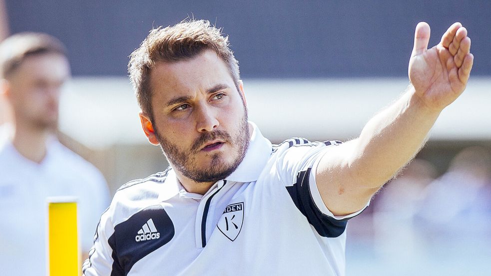 Aurichs neuer Trainer Claudio Casto peilt mit der Sportvereinigung den Klassenerhalt an. Archivfoto: Doden/Emden