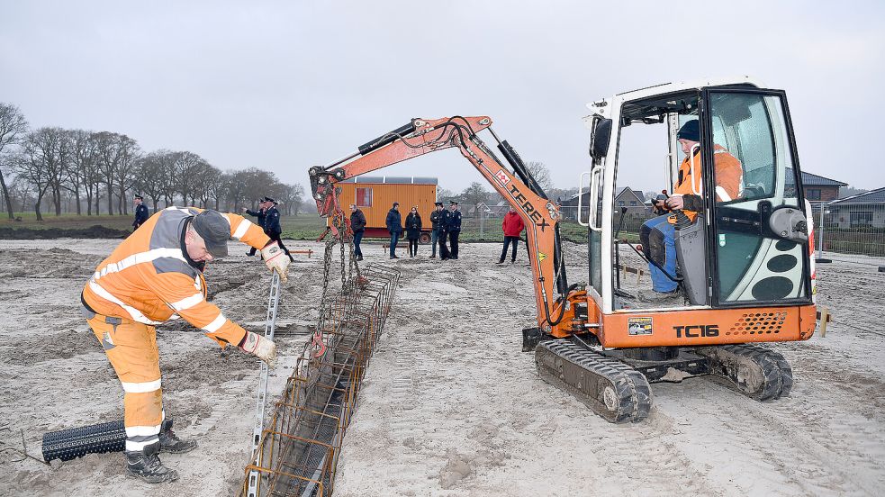 Die Arbeiten haben begonnen. Foto: Stromann