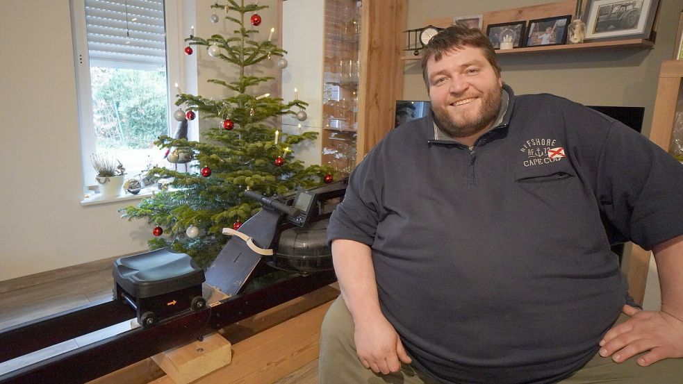Es wird weniger: Christoph Hömmken hat im vergangenen Jahr 50 Kilogramm abgenommen. Foto: Moormann