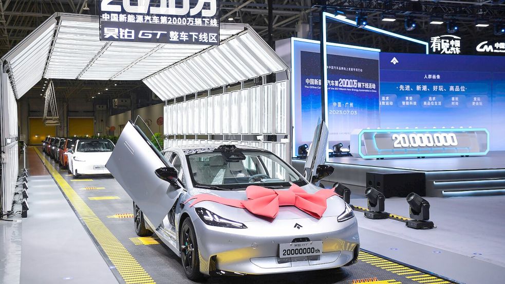 Der chinesische Autobauer GAC verkündete vergangenen Juni einen Durchbruch beim Ammoniak-Motor für Pkw. Foto: IMAGO/Xinhua