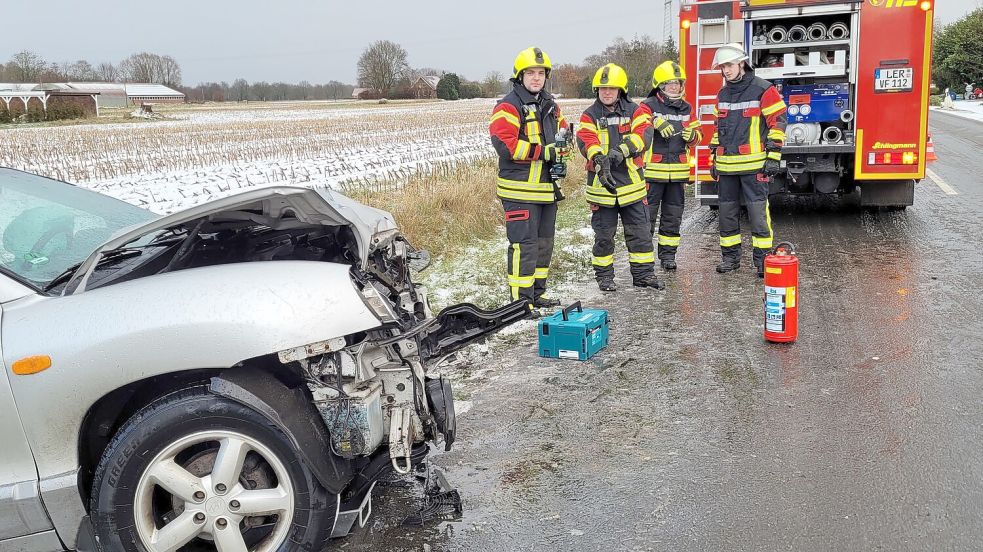 Auch die Feuerwehr wurde alarmiert. Foto: Wolters