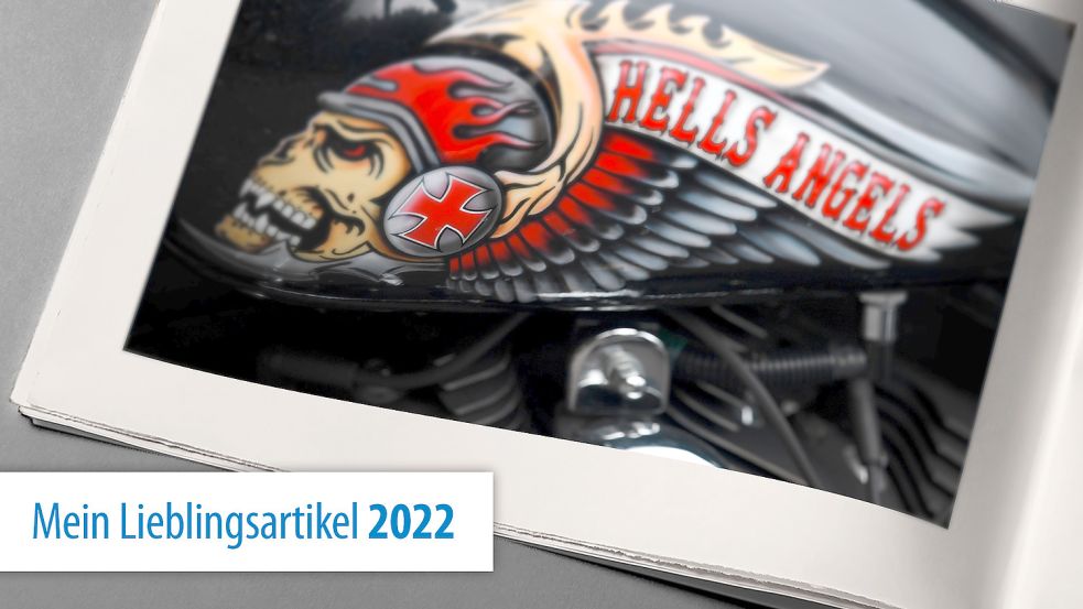 Welchen Einfluss haben die Hells Angels auf die Wiesmoorer Geschäfte? Symbolfoto: Dedert/DPA