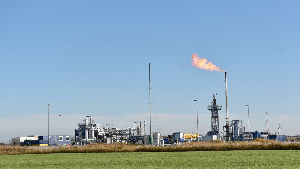 Die Gasförderungslanlage „Greetsiel West Z1“. Das Förderungsfeld wurde nun erweitert. Foto: Wagenaar/Archiv