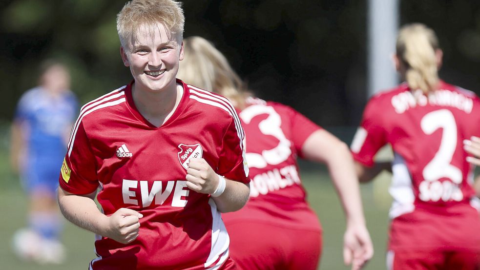 Allen Grund zum Strahlen hat Mareike Assing. Foto: Doden