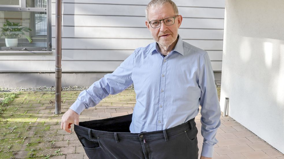Ralf Döhr hat 88 Kilogramm abgenommen und sein Gewicht damit fast halbiert Foto: Jörn Martens