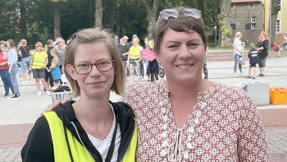 Melanie Remijn (rechts) und Stefanie Doolmann haben den Bürgerentscheid initiiert. Foto: Weiden/Archiv