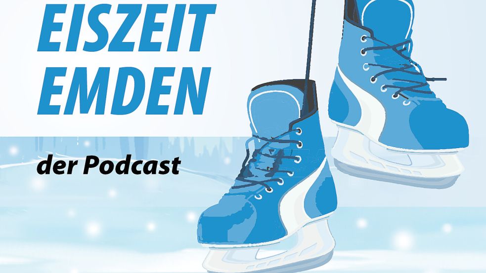 „Eiszeit Emden - der Podcast“ ist bei vielen Podcast-Anbietern kostenlos abrufbar. Illustration: Assing