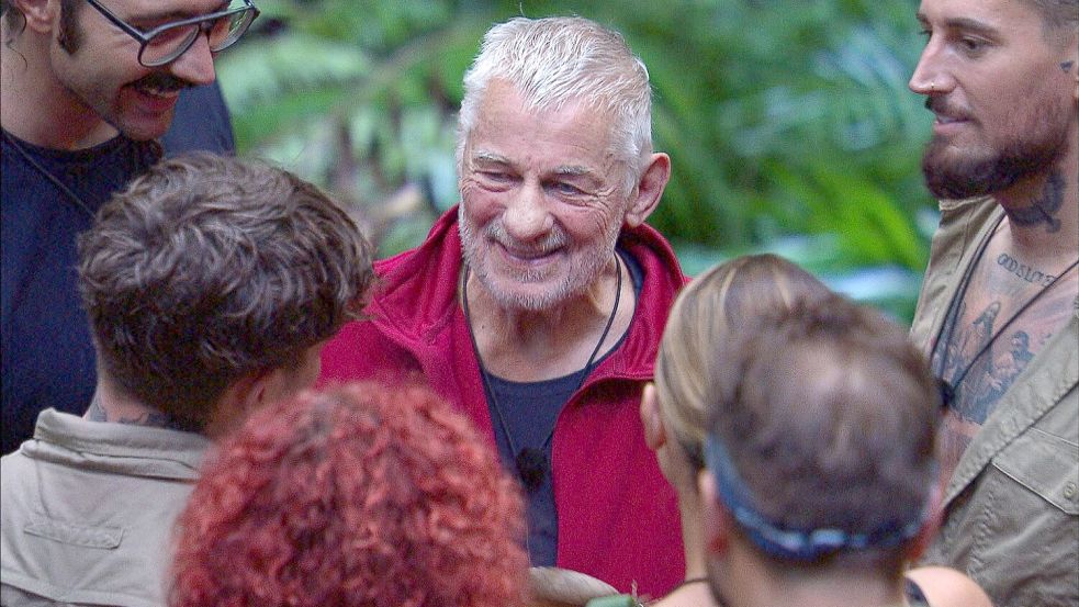 Heinz Hoenig war der älteste Kandidat der diesjährigen Staffel. Nun musste er das Dschungelcamp vorzeitig verlassen. Foto: RTL