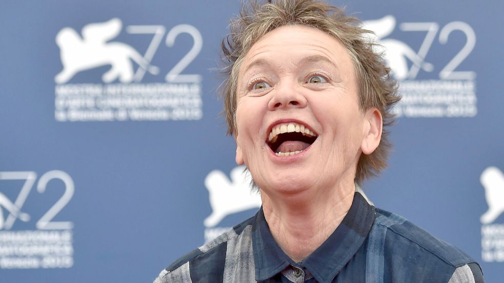 Außergewöhnlich: Laurie Anderson beim Filmfestival von Venedig 2015. Foto: picture-alliance/dpa