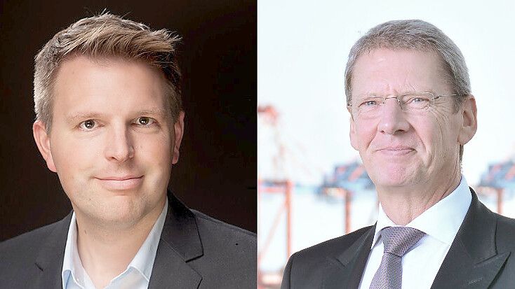 Geschäftsführer Andre Heim (links) wird Seaports of Niedersachsen Ende März verlassen. Sein Nachfolger wird Andreas Bullwinkel – allerdings nur als Interimslösung. Foto: Seaports of Niedersachsen