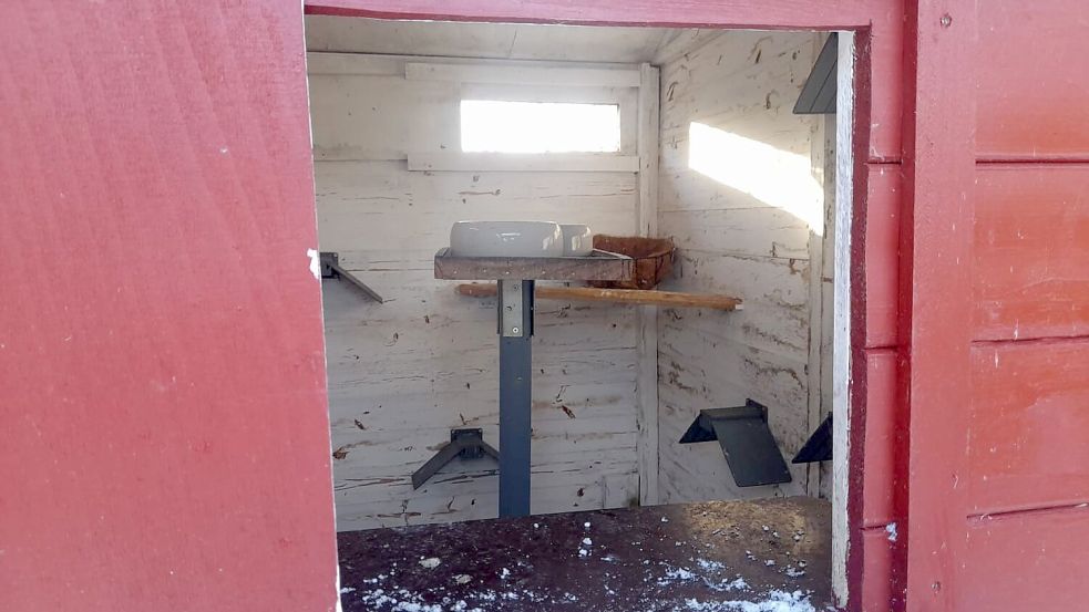 Das Taubenhaus wurde von der Jugendgruppe gebaut.