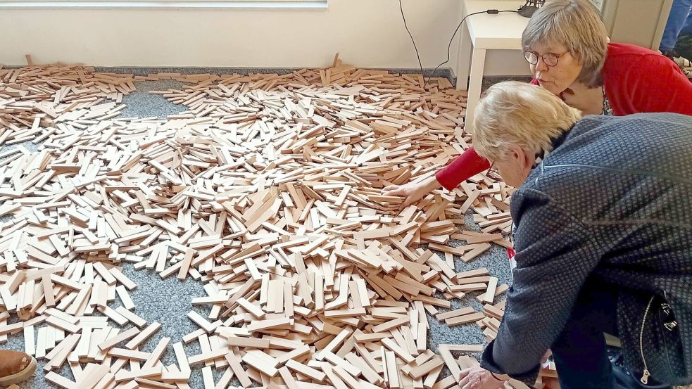 Die Kinder wurden von erwachsenen "Bauhelfern" unterstützt. Foto: privat