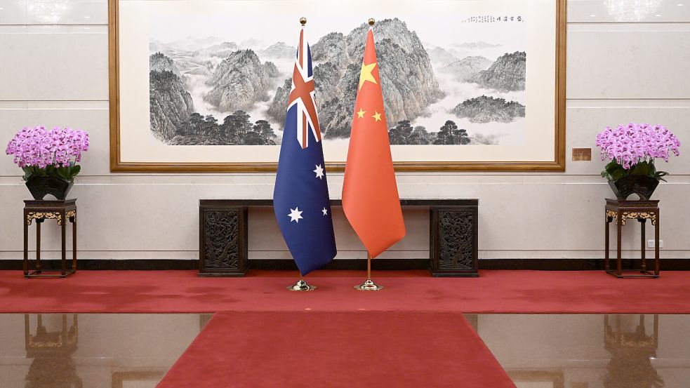 Die Beziehungen zwischen den beiden Ländern hatten sich gebessert. Die Verurteilung von Yang Hengjun überraschte deshalb die australische Regierung. Foto: dpa/Lukas Coch