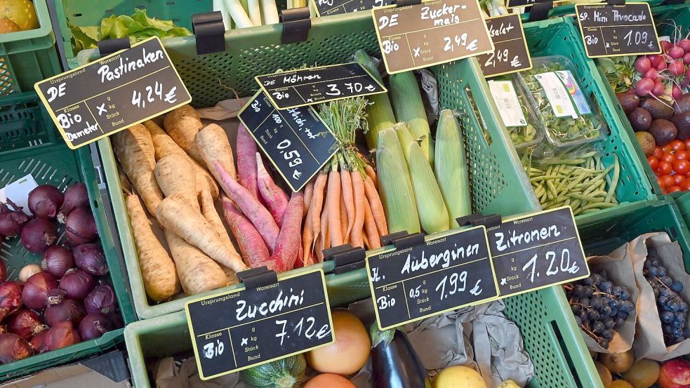 Die Nachfrage nach Bio-Lebensmitteln ist trotz Krisen wieder gewachsen. Foto: Bernd Settnik/dpa-Zentralbild/dpa