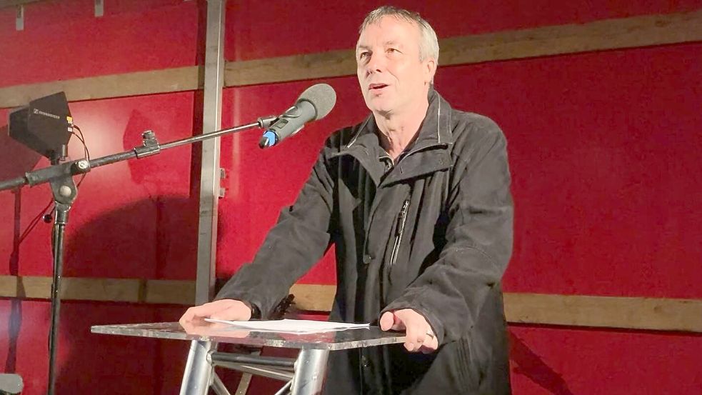 Das SPD-Bundestagsmitglied Johann Saathoff warnte vor der Reichweite der "Lügen" in den sozialen Medien. Foto: Böning