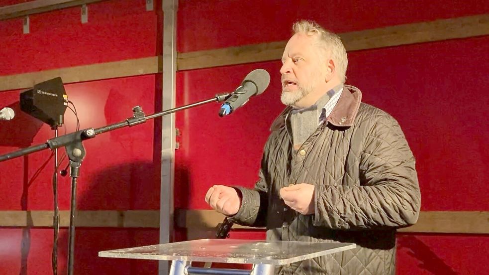 Dr. Joachim Kleen (Kreisvorsitzender der CDU im Landkreis Aurich). Foto: Böning