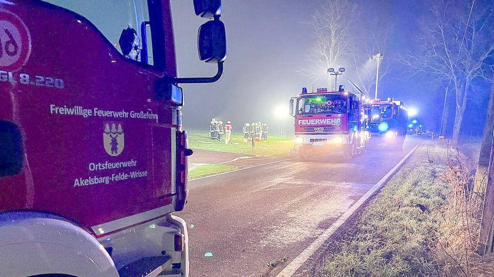 Die Feuerwehr war im Einsatz. Foto: Feuerwehr