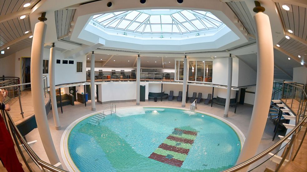 Ein Blick von oben in das "Koppke": Am Becken selbst hat sich nichts getan. Foto: Wagenaar