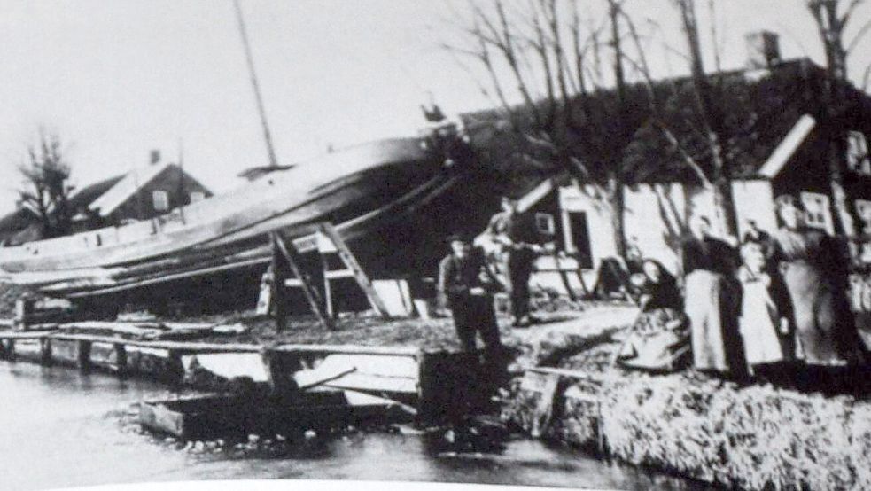 Die Helling Piepersgerdes im Jahr 1912. Foto: Archiv Gronewold