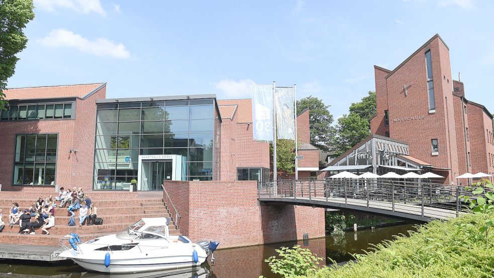 In Emden soll eine Kunstpromenade entstehen. Davon soll auch die Kunsthalle profitieren. Foto: Archiv