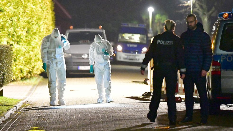 Die Spurensicherung war am Freitag in Norden im Einsatz. Foto: Wagenaar