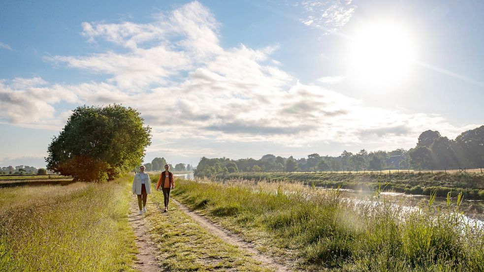 Am Sauteler Kanal kann man abschalten. Foto: Gemeinde Moormerland