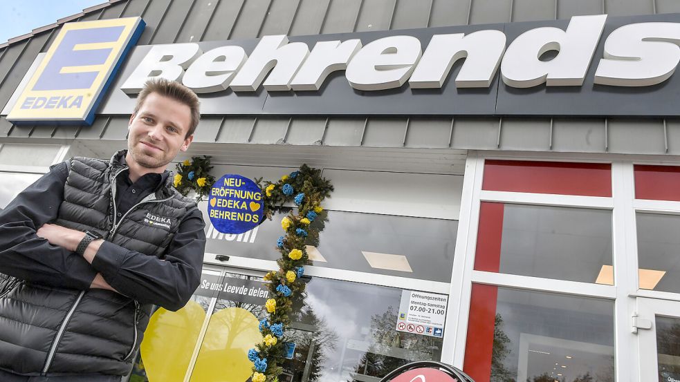Wilko Behrends hat seinen Markt in Wallinghausen erst im vergangenen Jahr eröffnet. Foto: Archiv/Ortgies