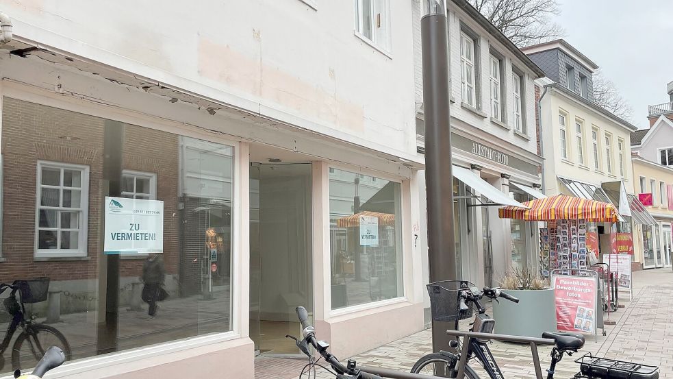 Dieses Ladenlokal in der Burgstraße 42 sucht einen Nachmieter.