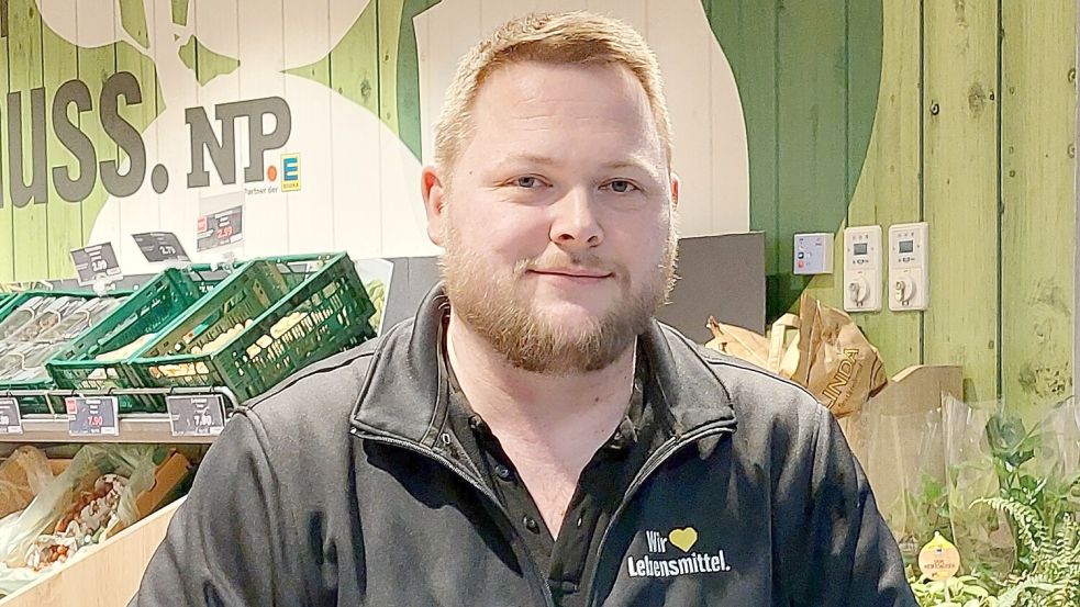 Matthias Meinen übernimmt den NP-Markt und baut ihn zu einem Edeka-Markt um. Foto: Edeka Minden-Hannover