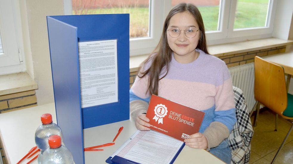 Hier musste ich den Fragebogen ausfüllen. Foto: Weers