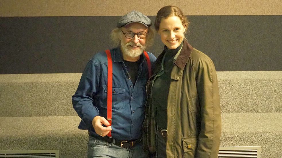 Klaus-Peter Wolf und Picco von Groote bei der Premiere von "Ostfriesenschwur". Foto: Weiden