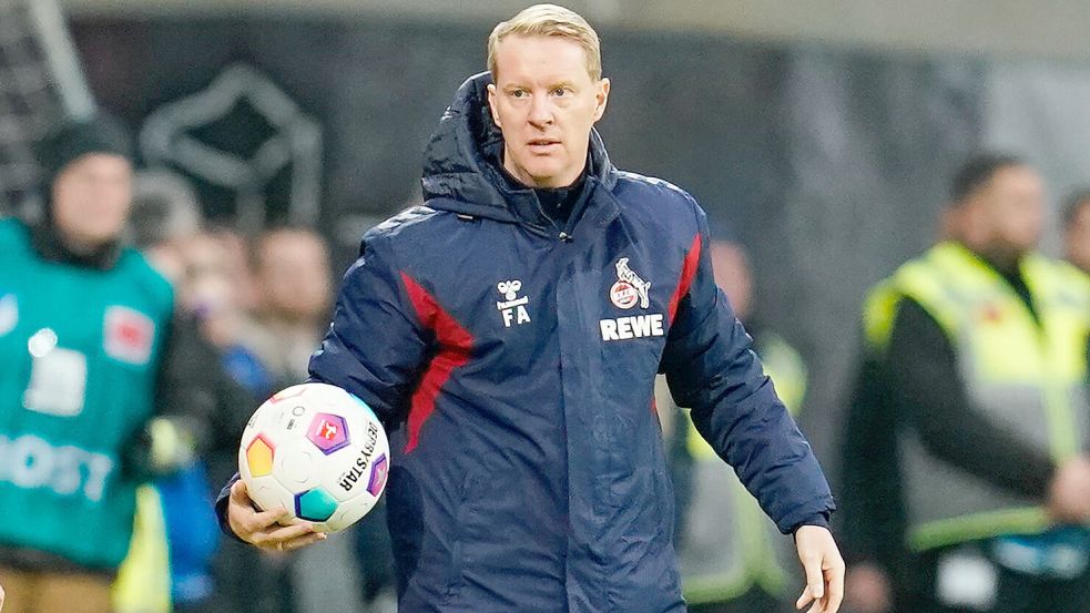Mitte Februar trat der 1. FC Köln in Sinsheim gegen die TSG 1899 Hoffenheim an. Timo Schultz ist seit Jahresbeginn Cheftrainer der Kölner Geißböcke. Foto: Uwe Anspach/dpa