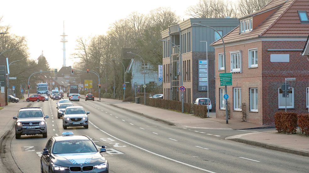 Die Von-Jhering-Straße wird zunächst halbseitig, dann für knapp zwei Wochen ganz gesperrt. Foto: Romuald Banik