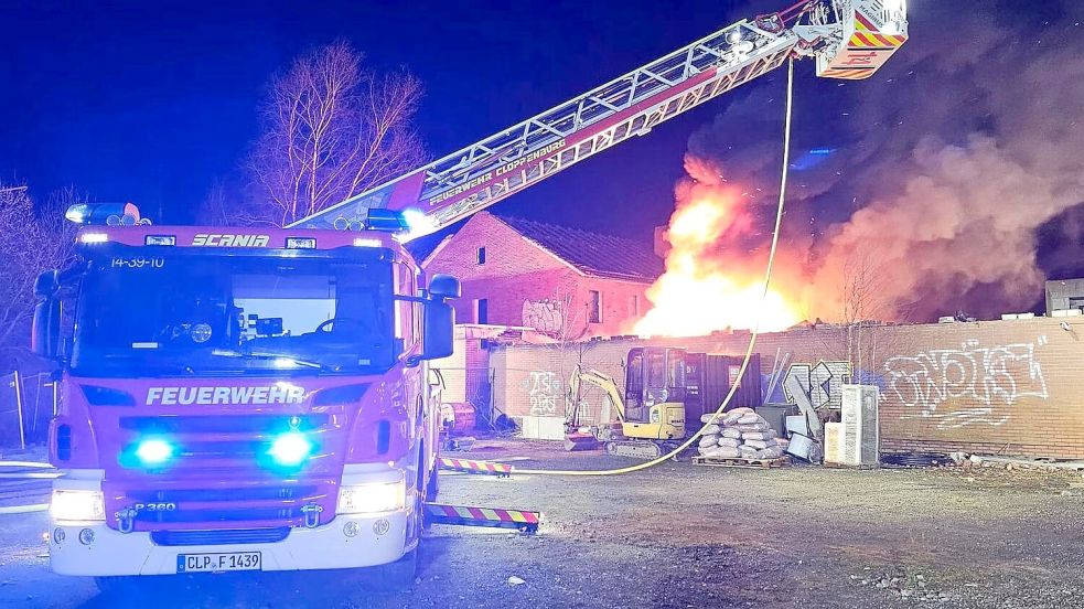 Die Feuerwehr war im Einsatz. Foto: Feuerwehr Cloppenburg