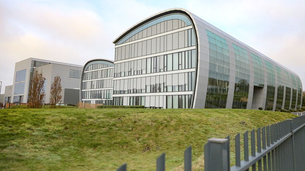 Das „Innovationszentrum“ von Enercon in Aurich-Sandhorst. Foto: Romuald Banik