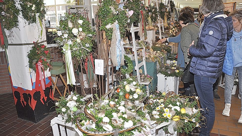 Viele Blumen sind eingearbeitet. Foto: Wolters